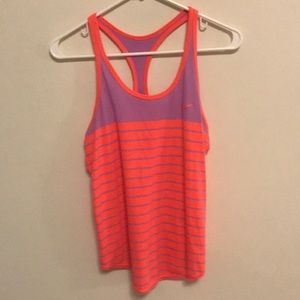 Nike dri fit striped tank